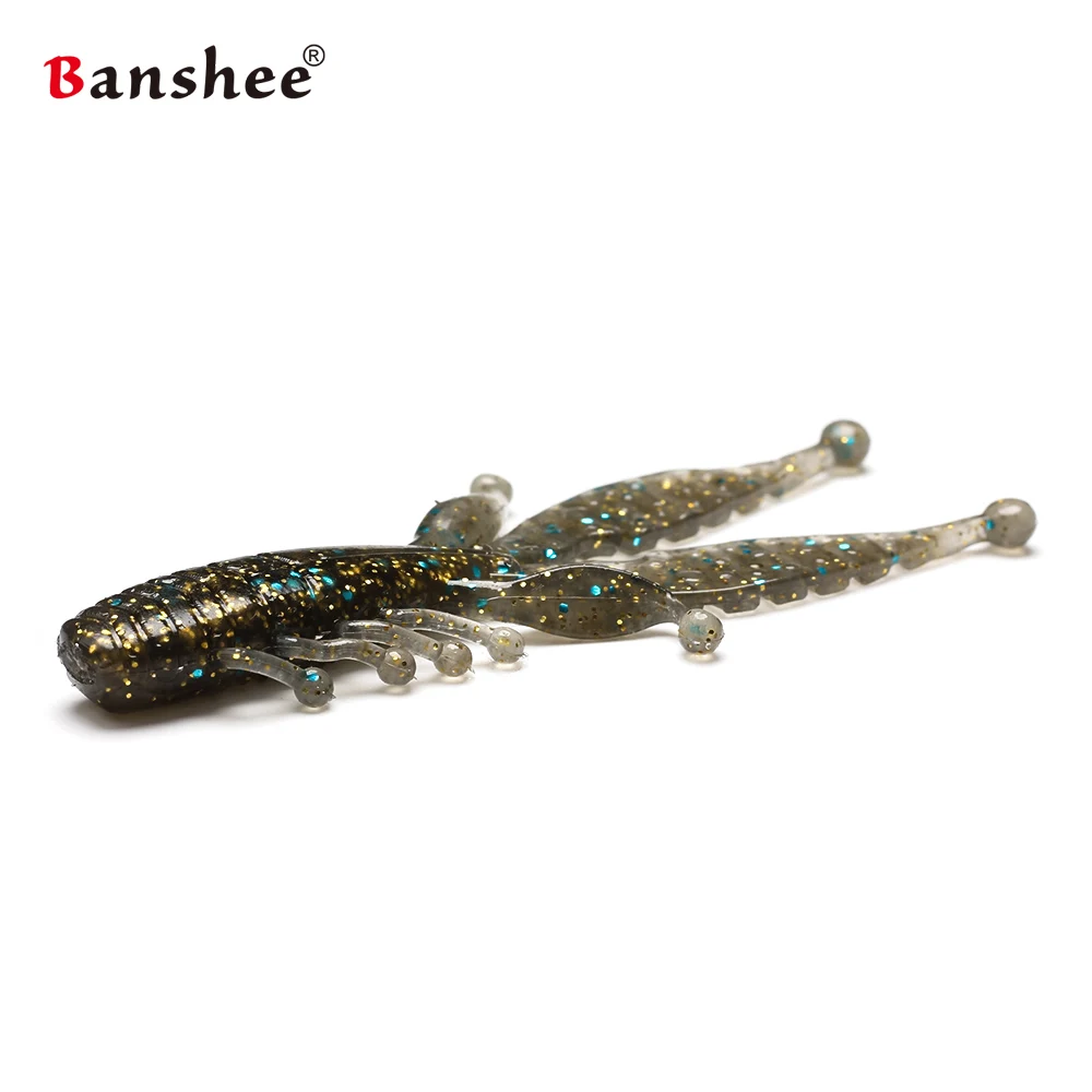 Banshee, 8 шт./лот, мягкие приманки, легкая блесна, 90 мм, 5,9 г, воблер, Тонущая рыболовная приманка, силиконовая приманка, червь, бас/приманка для карпа, искусственная