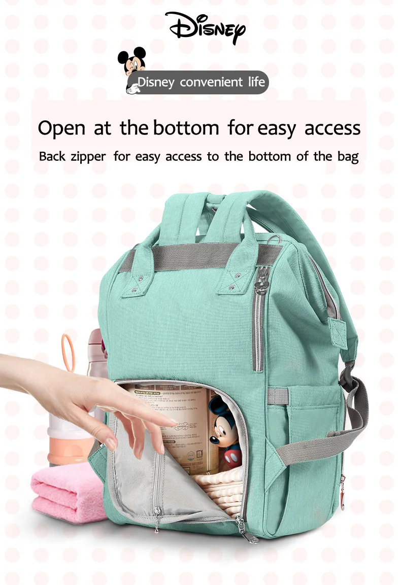 Сумка для подгузников disney, модная сумка для мам, сумка для подгузников, детский дорожный рюкзак, органайзер, сумка для кормления, для ухода за ребенком