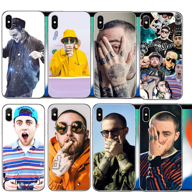 

Macs Miller Soft Silicone TPU phone Cover Case For iphone 6 6S 7 8 Plus 5S 5 SE X XR XS Max 10