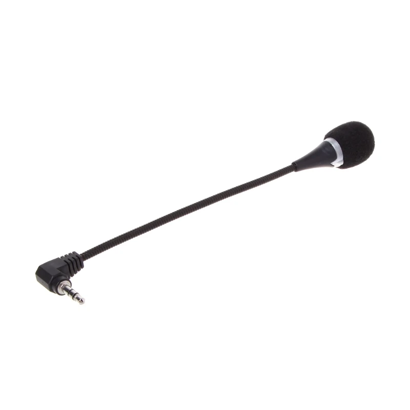 Мини мм 3,5 мм Интерфейс шумоподавления гибкий микрофон для ПК ноутбук
