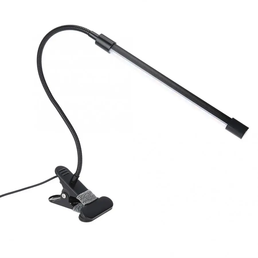 Портативный USB Светодиодная настольная с зажимом лампа Регулируемый Настольный свет для салона татуировки/маникюра/макияжа ногтей аксессуары светодиодный светильник N