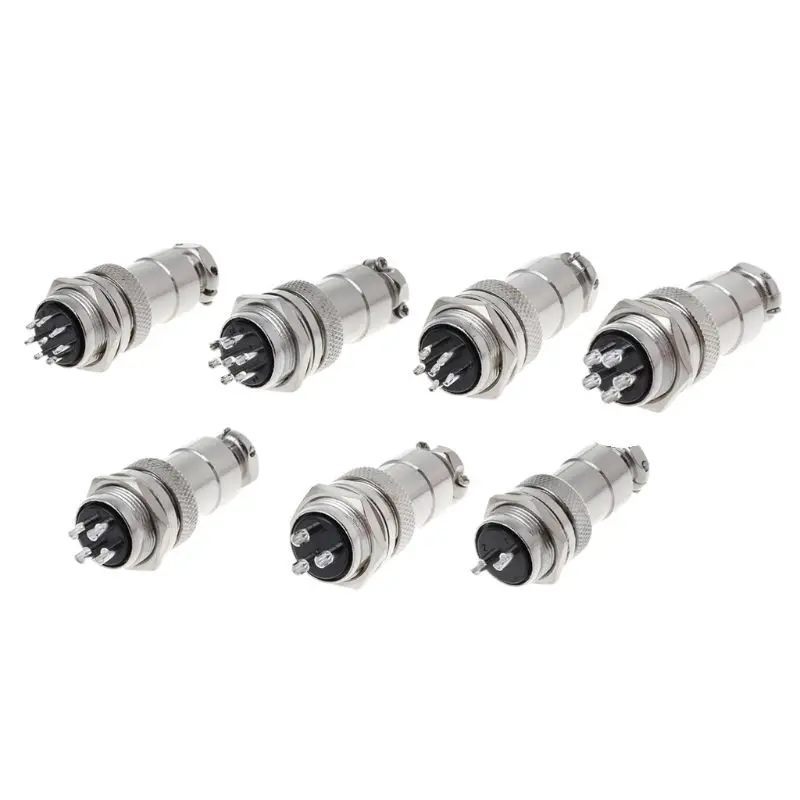 

New GX20 Aviation Connector Kit Male And Female 2/3/4/5/6/7/8 Pin Socket Plug