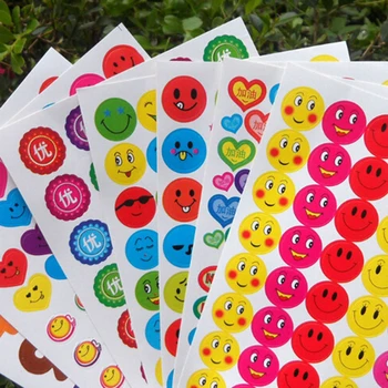 

10Sheets/lot Mixed Styles Reward Stickers School Teacher Merit Praise Class Sticky Paper Lable Classic Kawaii Kids Stickers Toys