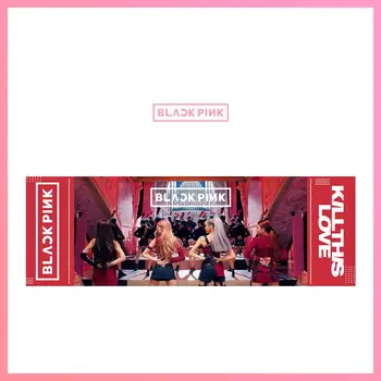 

KPOP BLACKPINK Kill This Love ROSE Lisa JENNIE JISOO TWICE Concert Airport Fabric Hang Up Poster Fans Support Banner Gifts New