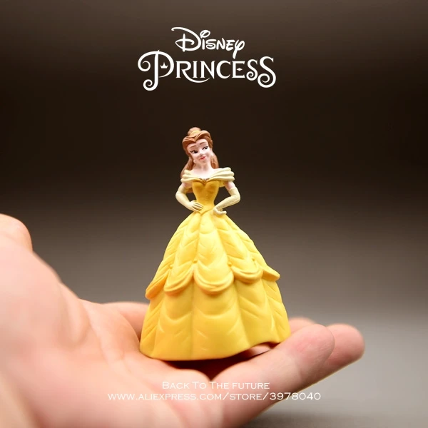 Disney Красавица и Чудовище Белль принцесса 8 см кукла Фигурка аниме мини Коллекция фигурка игрушка модель для детей подарок