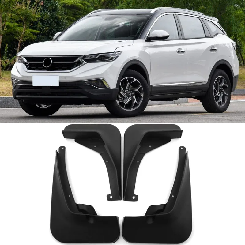 4 шт. Брызговики для DFM Dongfeng Aeolus AX7 Брызговики Брызговик Брызговики Fender для автомобиля спереди и сзади - Цвет: for 2019