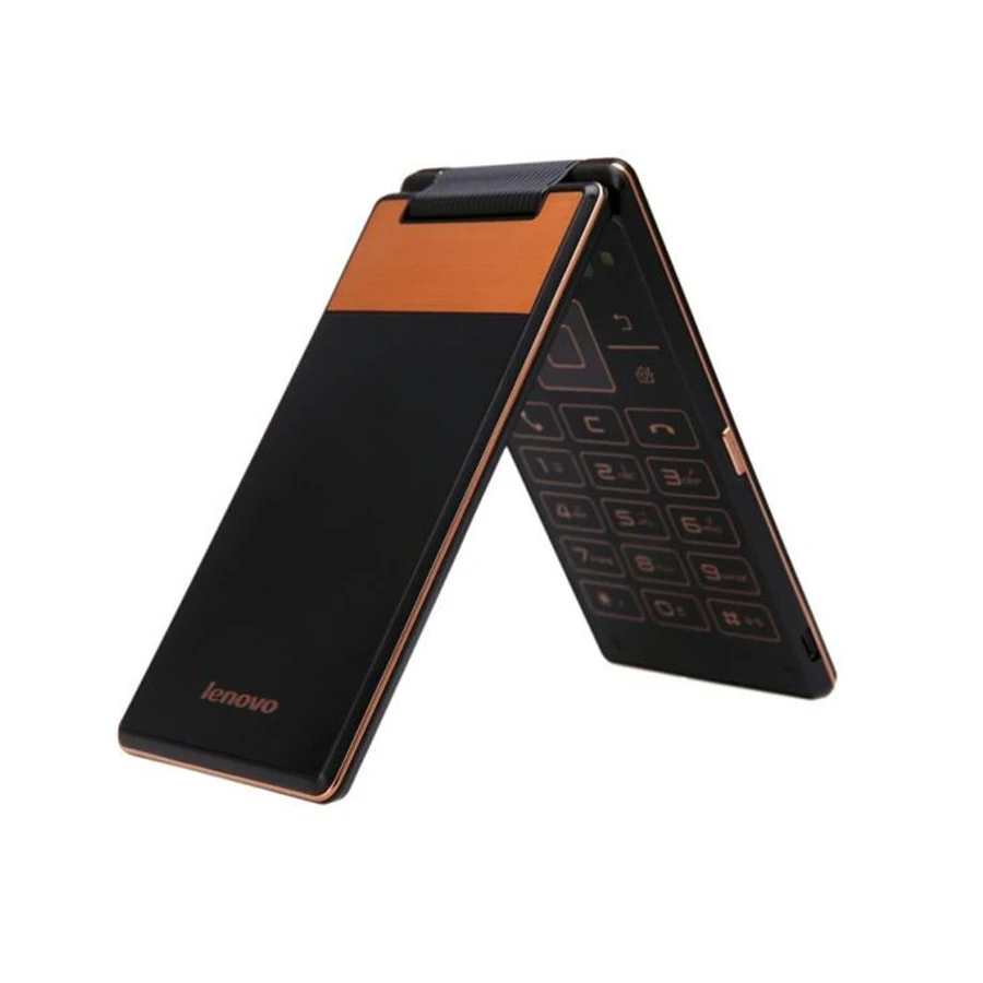 Оригинальный lenovo Android флип старый телефон A588T MTK6582 четырехъядерный смартфон 4 Гб