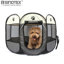 Портативный Складной Клетка для собак, кошек, манеж, домик, палатка, питомник, удобное управление, удобный забор, товары для улицы, 6 однотонных цветов, 1 шт