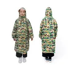Открытый детский мультфильм шаблон мальчики девочки восхождение плащ с рюкзак размещение брюки рукавом воды Водонепроницаемый