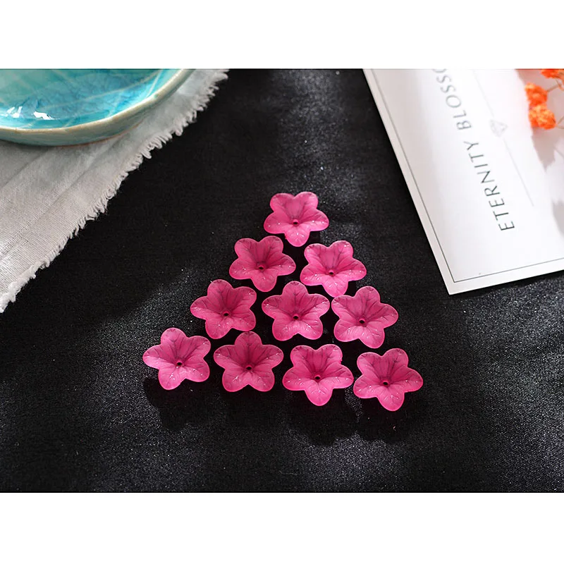 DIY Jewelry аксессуары украшения для волос материал 18 мм скучный польский лепесток 100
