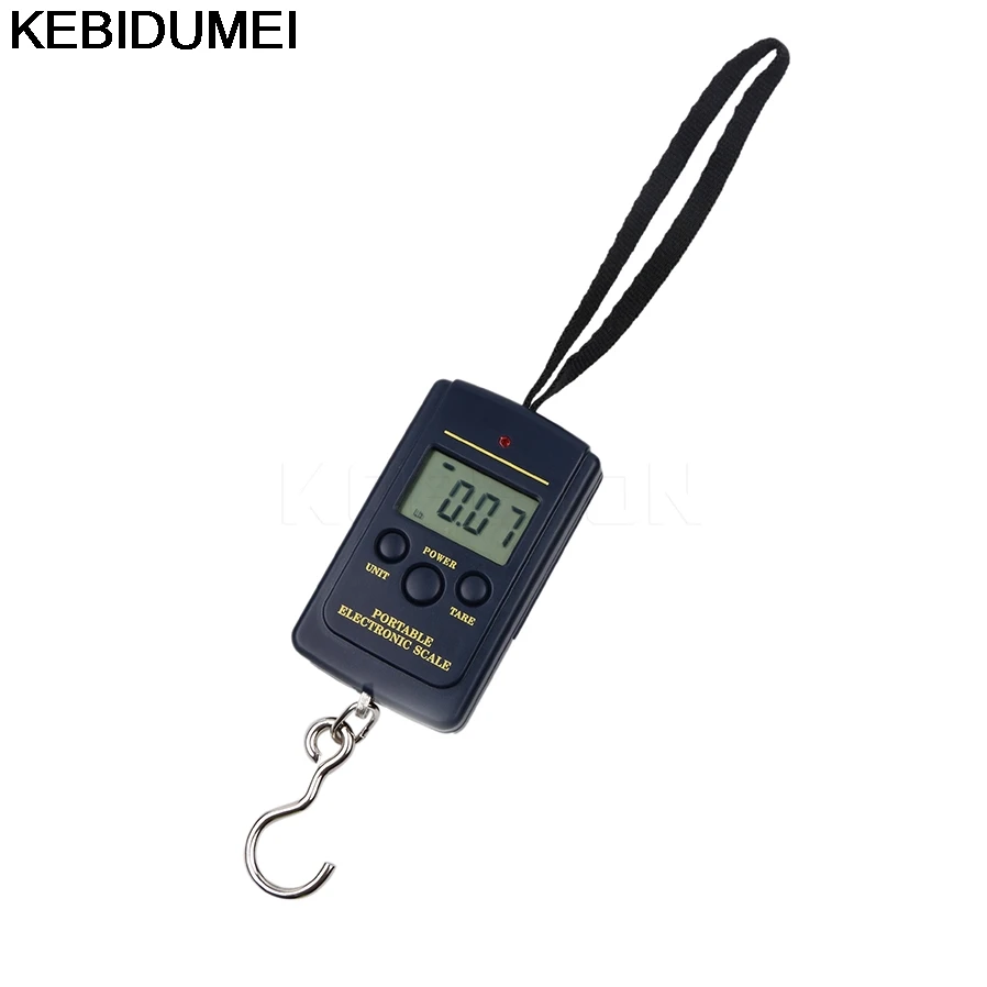 Портативные электронные подвесные весы для рыбалки 10 г 40 кг цифровые карманные с