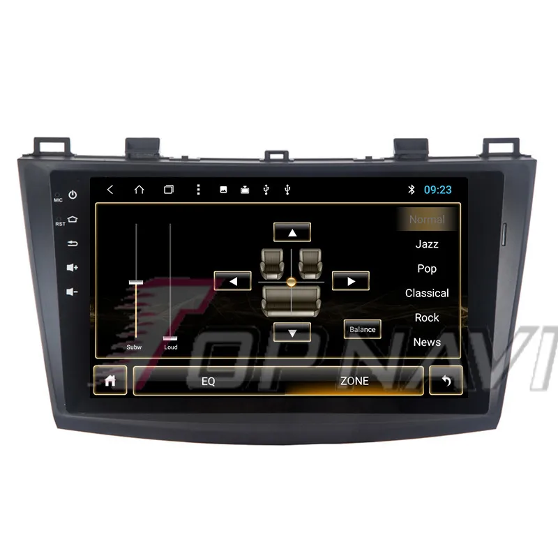 Автомобиль для просмотра фотографий для Mazda 3 звезды Ченг 2011 2012 2013 Авто 9 ''Android 8,1 Topnavi Автомобильный видео аудио стерео