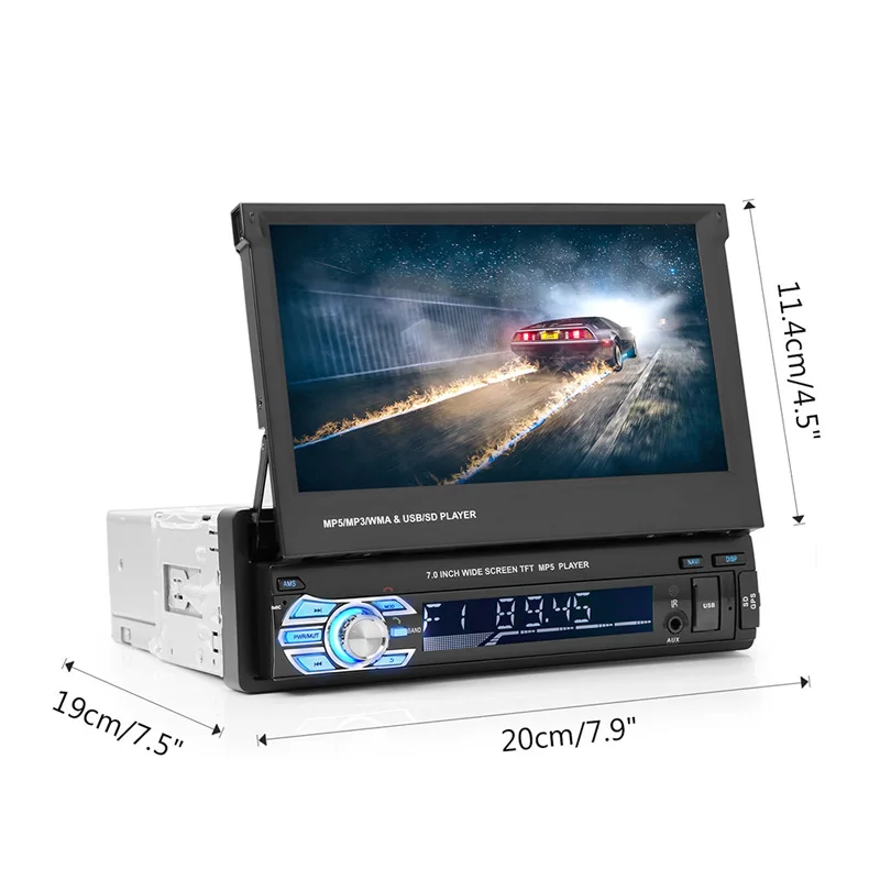 Автомобильный мультимедийный плеер альтернатива CD MP5 карты 7 дюймов выдвижной