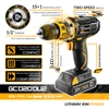 DEKO GCD20DU2 20V MAX Cordless Drill  Lithium-Ion Battery Electric Screwdriver Mini Power Driver Variable Speed with LED Light ► Photo 2/6