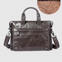 CARANFIER Мужские портфели из натуральной воловьей кожи сумки мужские деловые повседневные сумки сумка-мессенджер одноцветная дорожная сумка для ноутбука