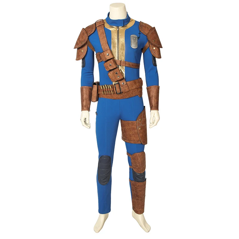 Game Fallout 4 Fallout 76 Costume Vault 76 Sole Survivor Deacon Cospaly Jumpsuit Uniform Halloween Outfit Full Set Custom Made - Цвет: Costume Only