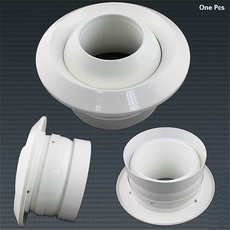 Adjustable air conditioning vent cover HVAC ventilation aluminum round