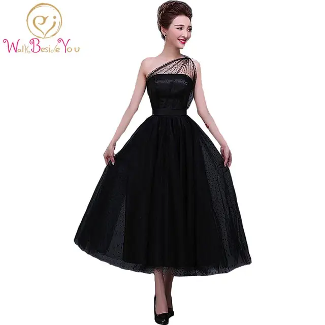 Tea Length Little Black Dress