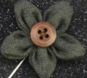 Mdiger букет цветок нагрудные булавки для мужчин костюм кнопка нагрудные булавки броши из ткани, ручной работы для женщин Изысканная свадебная брошь - Окраска металла: M14
