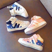 

AAdct Cotton casual sports children shoes for girls New warm sneakers girls shoes 2018 Winter non-slip running kids shoes