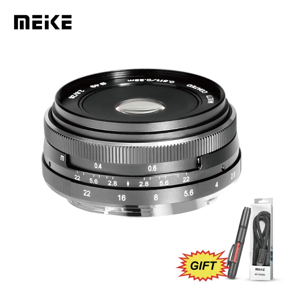 

MEKE 28mm f/2.8 Fixed Manual Focus Lens for Olympus Panasonic M4/3 System APS-C Mirrorless Camera EM1 M10 EP5 EP-L3 PEN-7 GF5 G
