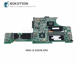 NOKOTION для lenovo Thinkpad X131E Материнская плата ноутбука I3-2367U Процессор DDR3 04W3645 DA0LI2MB8F0 основная плата