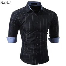 BOLUBAO, новинка, мужская повседневная рубашка, модная, в клетку, с длинным рукавом, смокинг, мужская рубашка, в клетку, рубашки, Мужская брендовая одежда