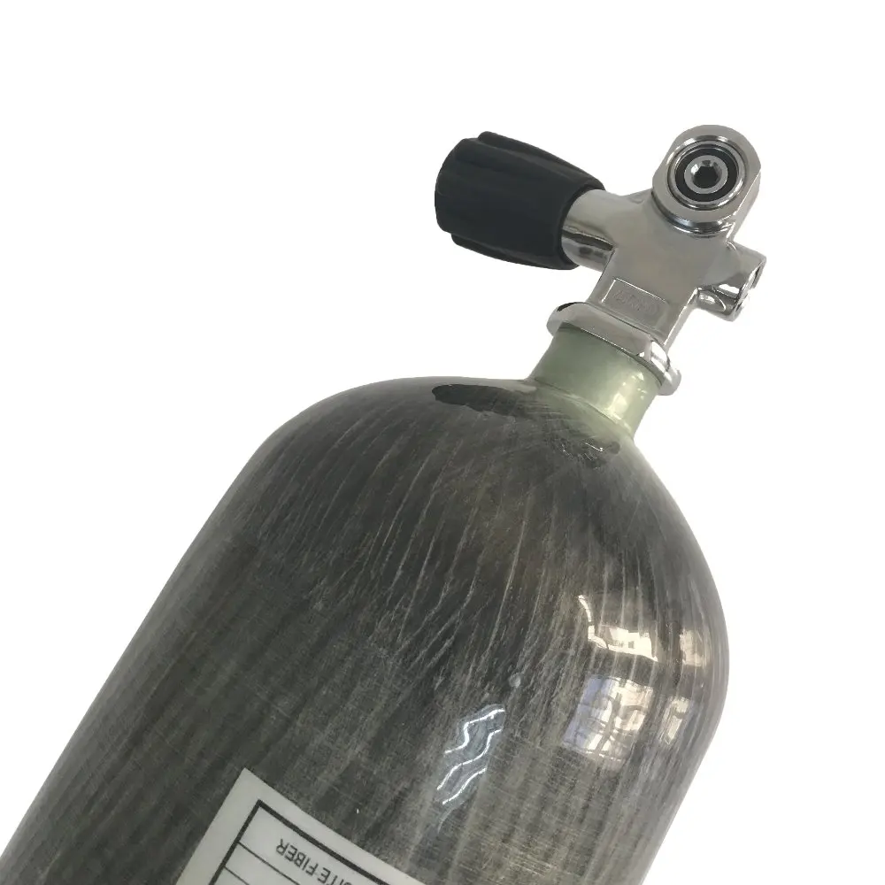 AC36851 6.8L High Pressure 4500Psi Carbon Fiber Composite Gas Cylinder With valve For Air rifle Scuba Diving Tank Acecare 2020