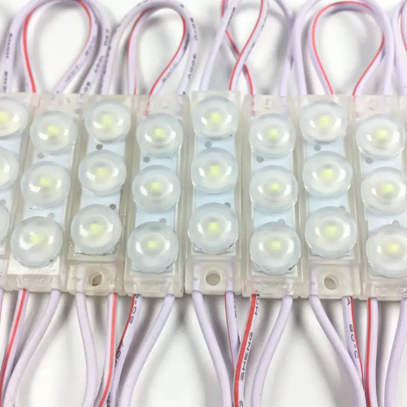 100 шт. 2835 SMD 3 светодиодный мини модуль 40*10 мм IP68 Водонепроницаемый Инжекционный