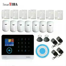 SmartYIBA WiFi 3G Wireless Alarm System APP Control Smart Home Alarmes Metal Remoter Control PIR Infrared