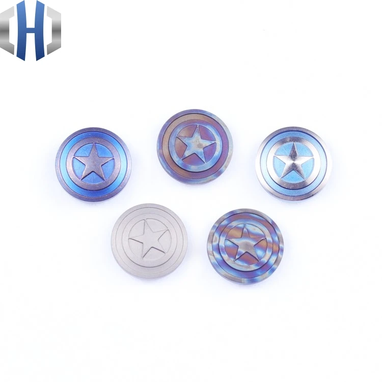 EDC Captain America Titanium Alloy Flashlight Back Clip Folding Knife Steel Back Clip Financial Decorative Buckle DIY Button EDC Captain America Titanium Alloy Flashlight Back Clip Folding Knife Steel Back Clip Financial Decorative Buckle DIY Button