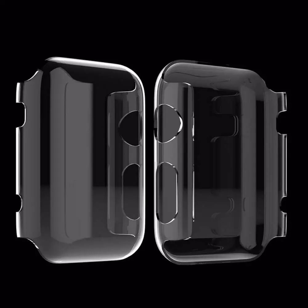 

1pcs 40mm/44mm Transparent Hard PC Protective Case Cover For Apple Watch Series 4 Ultra Thin Clear Frame Cases