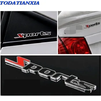 

Hot car styling 3D metal sports car stickers for mitsubishi outlander toyota hilux 2013 opel insignia seat leon mustang 2015