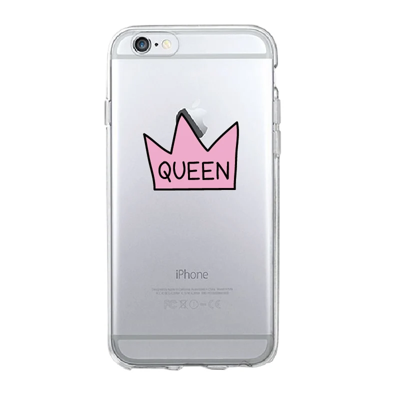 Fashion Luxury Crown King Queen Soft TPU Back Covers For IPhone 5 5S 5SE 6 6s 7 7Plus 8 8Plus X XS Max SAMSUNG Fundas Capas Fashion Luxury Crown King Queen Soft TPU Back Covers For IPhone 5 5S 5SE 6 6s 7 7Plus 8 8Plus X XS Max SAMSUNG Fundas Capas