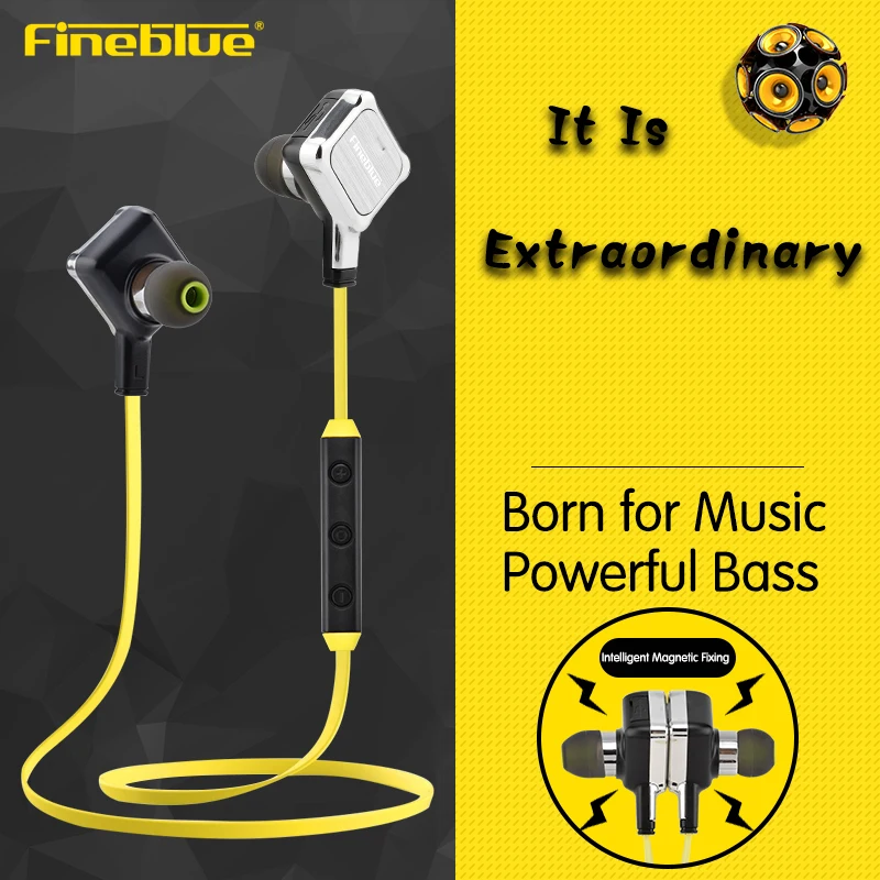 FULAIKATE Sports Neckband Bluetooth Earphone for iPhone Xs Max Xr Wireless Stereo Music Running Headset Sweat Proof Earpiece