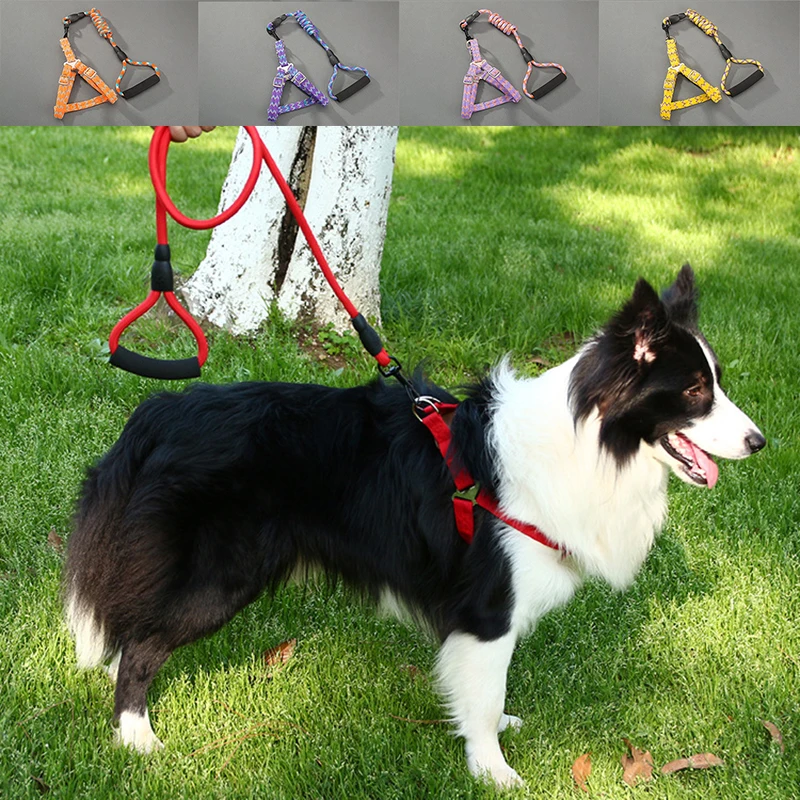 

Cotton Handle Large, Medium and Small Cats and Dogs Let Dogs Collar Harness Leash Tag Muzzle Supplies Thoracic Back Leashes