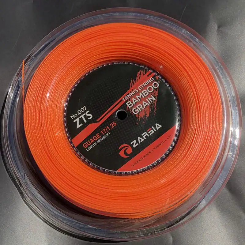 1 Reel 200M ALPHA Bamboo tennis string polyester tennis rackets string durable tennis string 1