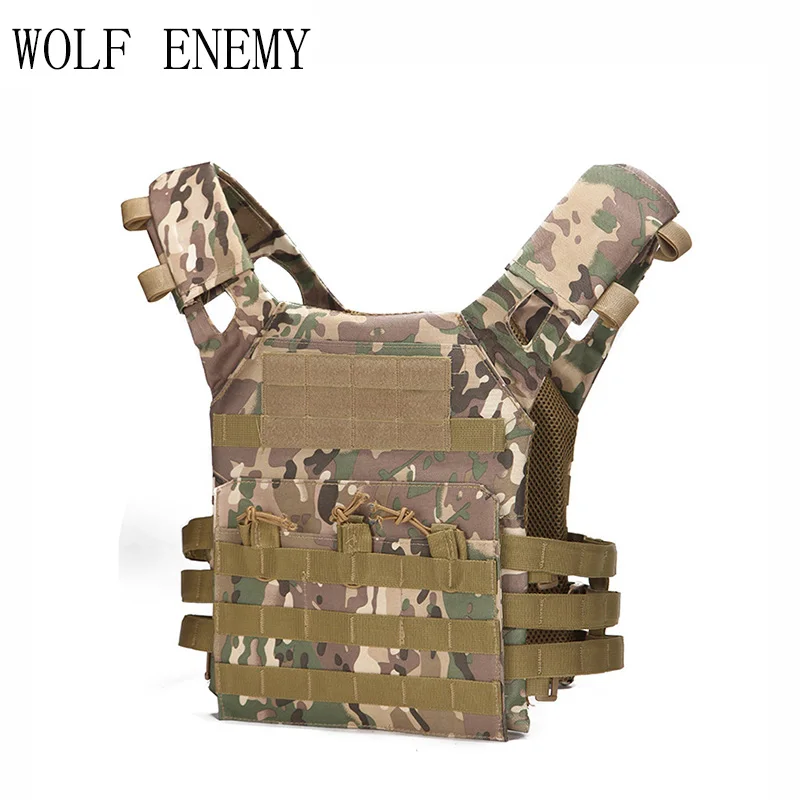 1000D Tactical Military Molle Plate Carrier JPC Vest Airsoft Paintball Hunting Police Outdoor Vest