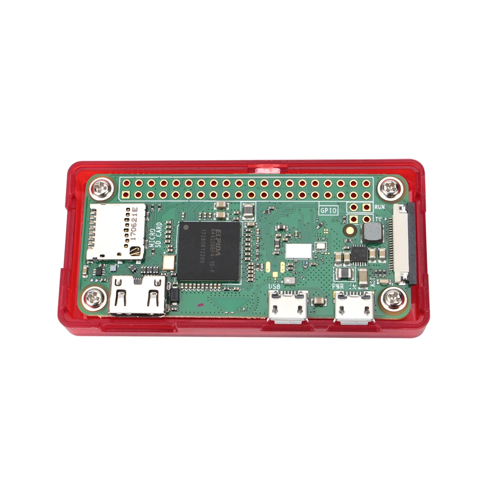 Raspberry Pi Zero W корпус красный ABS пластиковая коробка GPIO справочный чехол для RPI Zero 1,3 W