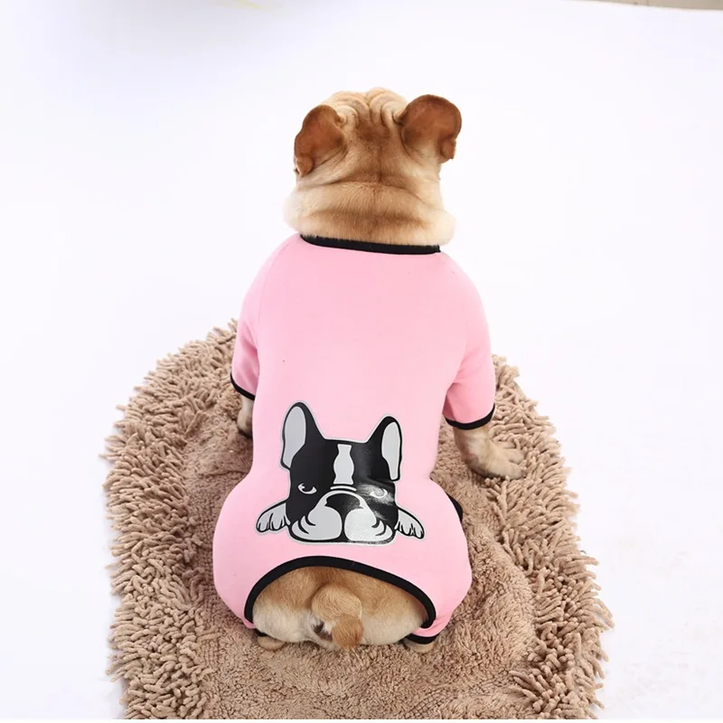 French Bulldog Cute Jumpsuit Dog Clothes for Small Dogs
