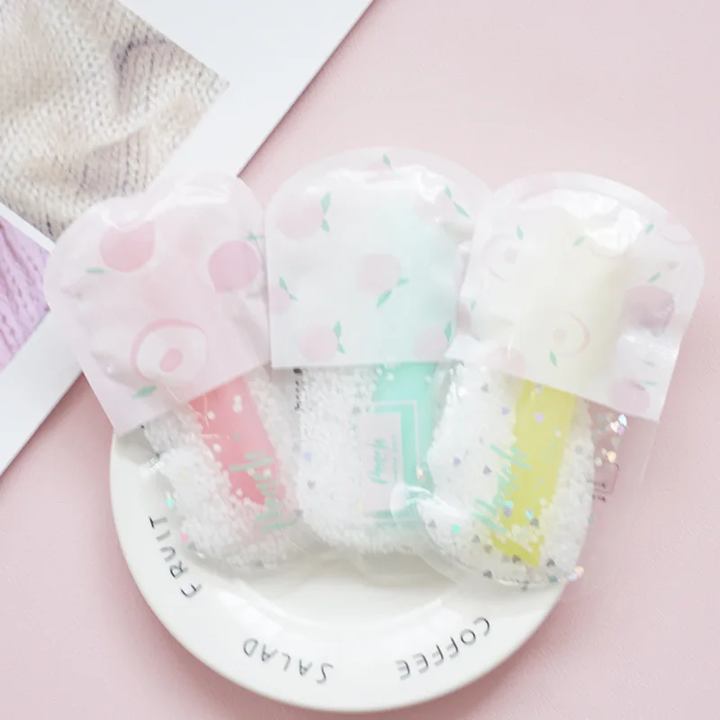 PACGOTH новые модные милые фруктовые Розовые персиковые мини пакеты со льдом PE