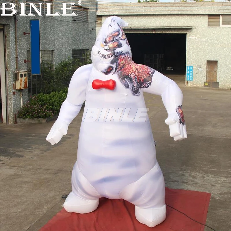 Новый Открытый 13 футов гигантские надувные Ghostbusters Stay Puft Marshmallow Man для украшения