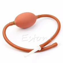Durable Unisex Rubber Douche Colonic Irrigation Detox Cleansing Enema Syringe