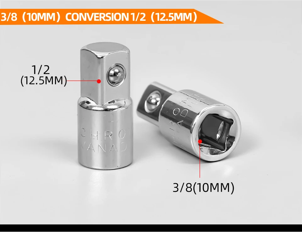 Храповый гаечный ключ с головным преобразователем 1/" 3/8" 1/" адаптер для ремонта автомобиля ручной инструмент розетка электроинструменты