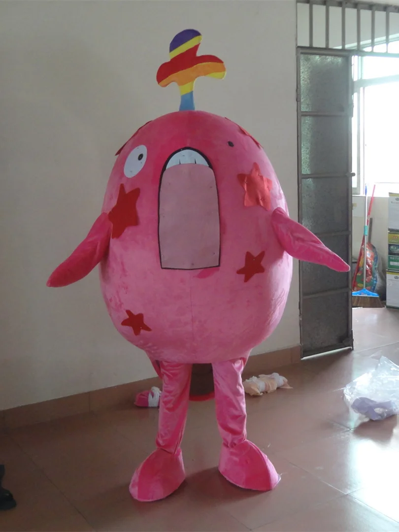 

fashion lovely pink fish mascot costume animal costume school mascot fancy dress costumes for Halloween party event