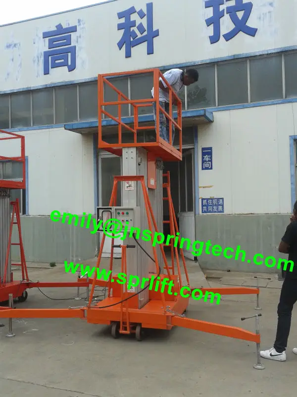 Buy 6m 8m 10m 12m lift ladder Hydraulic one man lift