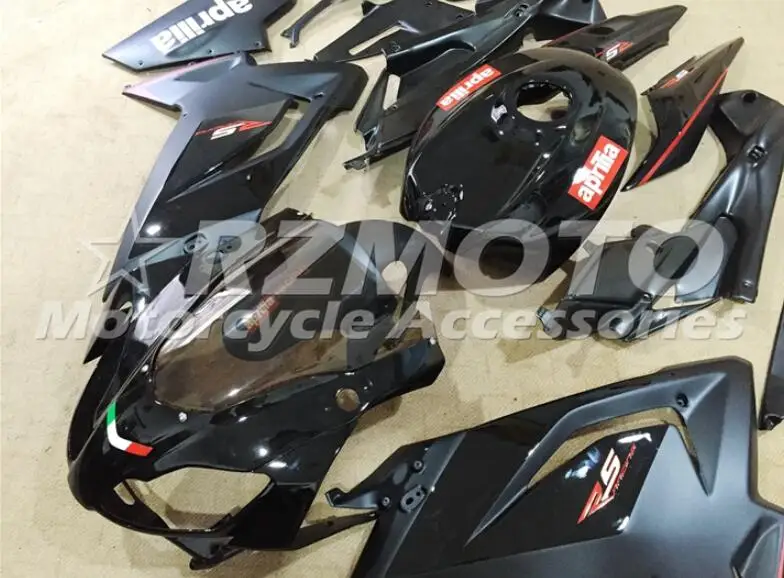 Литья под давлением ABS Полный комплект обтекателя подходит для Aprilia RS125 06 07 08 09 10 11 RS 125 2006 2007 2011 прохладный черный