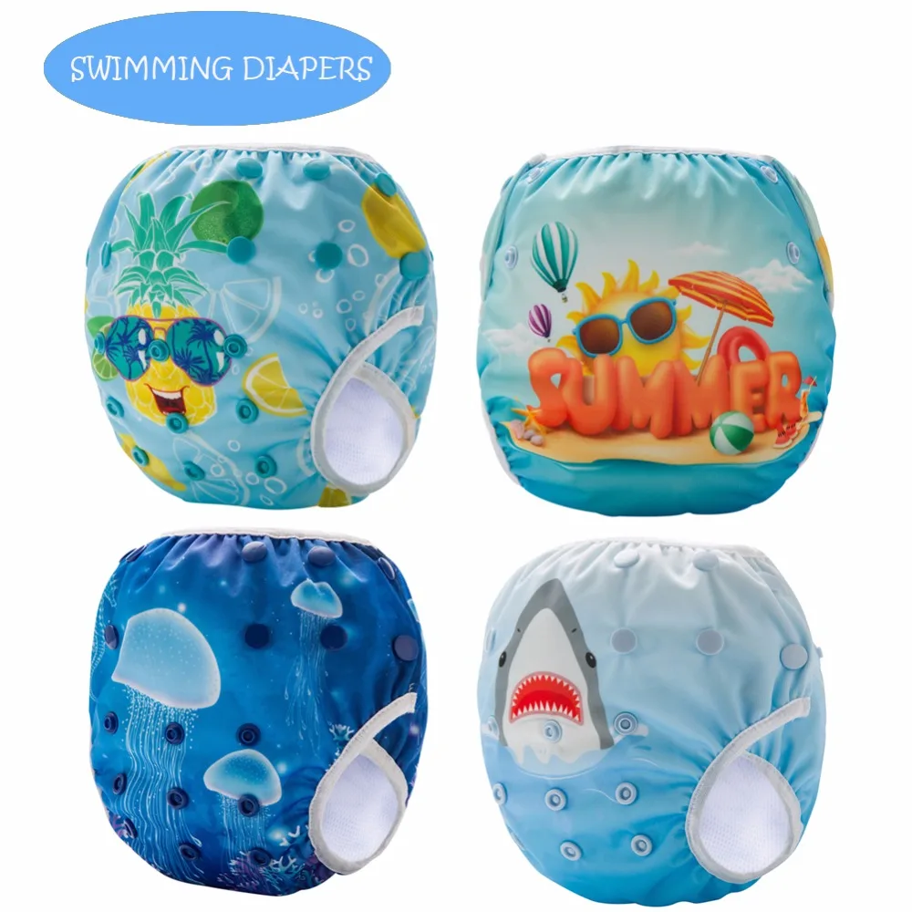 1PCS Summer Baby Reusable and Washable Baby Swimming Diapers Swimming Nappy Swim Nappy Coverin