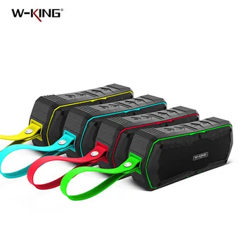 

W-King S9 Bluetooth Speaker Outdoor IP65 Waterproof Loudspeakers Mini BT4.0 Wireless Stereo Subwoofer with 4000mAh Power Bank