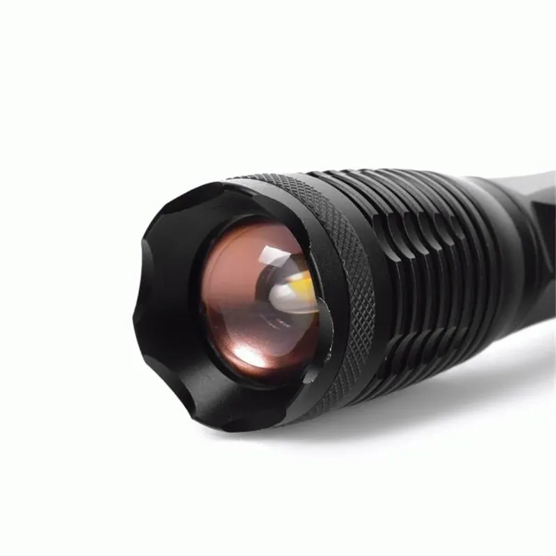 Para los accesorios de la bicicleta T6 4000LM Tactical LED linterna recargable 5 modos antorcha lámpara zoomable luz bicicleta Oc8